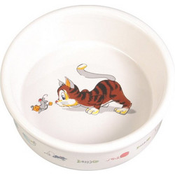TRIXIE Porcelain Cat Bowl 0.2 l 11 cm