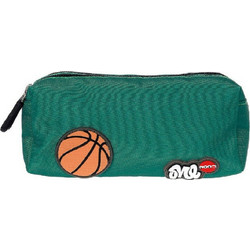Lyc Sac One Double Pouch Basket 34 Κασετίνα Πράσινη 21792
