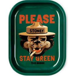 THE DUDES STAY GREEN ROLLING TRAY