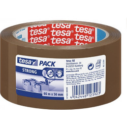 Tesa Ταινία Συσκευασίας Αθόρυβη Strong Καφέ 50mm x 66m