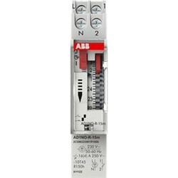 Abb AD1NO-R-15M Αναλογικός Χρονοδιακόπτης Ράγας Ημερήσιος με Εφεδρεία 100 Ώρες