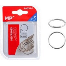 MP μεταλλικοί κρίκοι κλειδιών PA354-1, 28mm, 10τμχ
