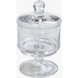 Espiel Δοχειο Γυαλινο Με Πόδι Και Καπάκι 13cm ORT111 ORT111
