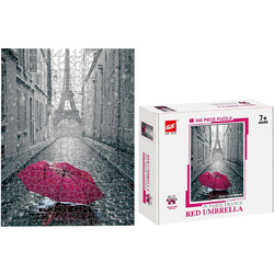 Puzzle ToyMarkt Red Unbrella In Paris 500 Κομμάτια