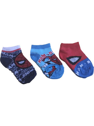 SPIDERMAN ΚΑΛΤΣΕΣ ΚΟΝΤΕΣ 3 ΤΕΜ ΚΟΚΚΙΝΟ-ΜΠΛΕ