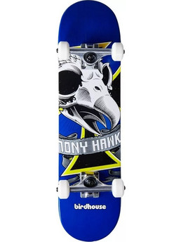 Birdhouse Complete Stage Oversized Skull Mini Blue 7.25
