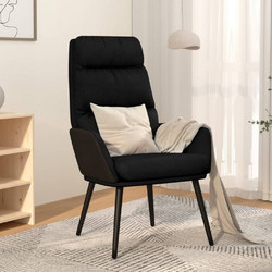 vidaXL Πολυθρόνα Relax Μαύρη 341125