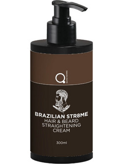 Qure Brazilian STR8ME Straightening Κρέμα για Γένια 300ml