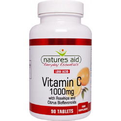 Natures Aid Vitamin C 1000mg Low Acid 90 Ταμπλέτες