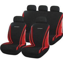Autoline Concept 3 Set Black / Red 9τμχ