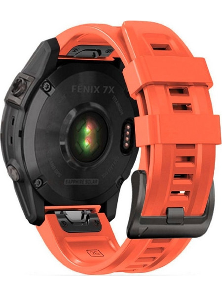 Tech-Protect Iconband Λουράκι Σιλικόνης Orange (Garmin Fenix 5 / 6 / 6 Pro / 7)