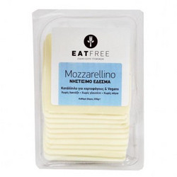 Φυτικό Έδεσμα Mozzarellino σε Φέτες, 200 γρ. Eat Free 12487