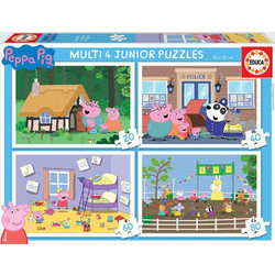 Παιδικό Puzzle Educa Peppa Pig 20 + 40 + 60 + 80 Κομμάτια
