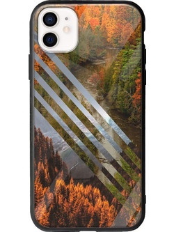 Θήκη Nature Miracle iPhone 12 mini Groove TPU (Tempered Glass και TPU)
