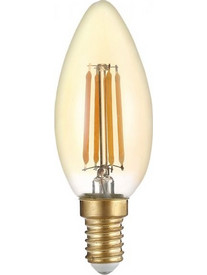 OPTONICA LED λάμπα Candle C35 Filament 1490, 4W, 2500K, E14, 400lm OPT-1490