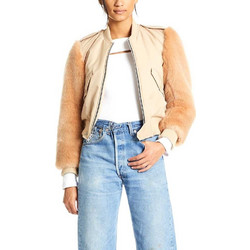 Kendall + Kylie Γυναικείο Μπουφάν Bomber Κοντό Μπεζ KCHO17147OWB