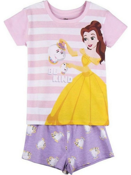 Kαλοκαιρινή παιδική πιτζάμα Disney Princess Ροζ
