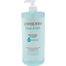 Coverderm Clean & Safe Αντισηπτικό Gel Χεριών με Αντλία 1lt