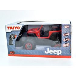 Taiyo Yuden Τηλεκατευθυνόμενο Τζιπ Off Road Jeep Wrangler Rubicon 1:22 Κόκκινο