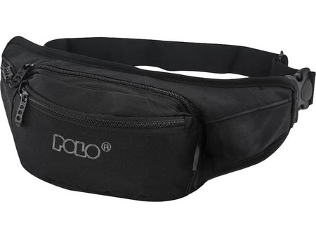 Polo Hiker Ανδρικό Τσαντάκι Μέσης Μαύρο 9-08-844-2000