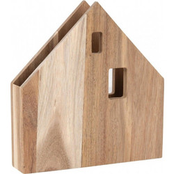 Χαρτοπετσετοθήκη House Large LBTRD0014488 22x21,5x4cm Natural Raeder Ξύλο