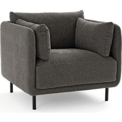La Redoute Πολυθρόνα Γκρι Victor 3614853055161