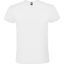 Roly Atomic 150 Ανδρικό Αθλητικό T-Shirt Λευκό CA6424-01