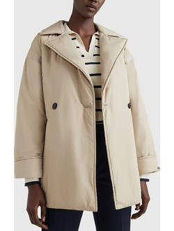 TOMMY HILFIGER WOMAN CLEAN PADDED SHORT TRENCH