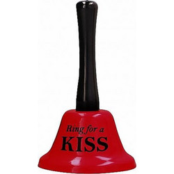 Hand Bell Ring for a Kiss Αστείο Sexy Δώρο Κόκκινο