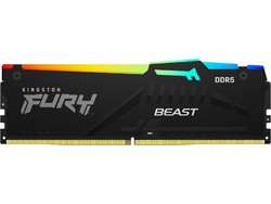 Kingston Fury Beast RGB 32GB (1X32GB) DDR5 RAM 6000MHz C36 Black KF560C36BBEA-32