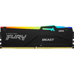 Kingston Fury Beast RGB 32GB (1X32GB) DDR5 RAM 6000MHz C36 Black KF560C36BBEA-32