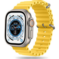 Tech-Protect IconBand Pro Λουράκι Σιλικόνης Yellow (Apple Watch 42 / 44 / 45 / 49mm)