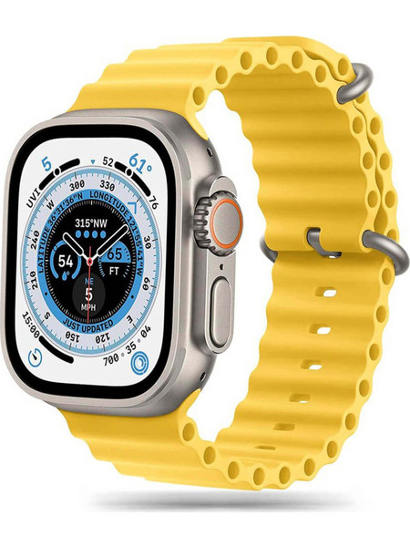 Tech-Protect IconBand Pro Λουράκι Σιλικόνης Yellow (Apple Watch 42 / 44 / 45 / 49mm)