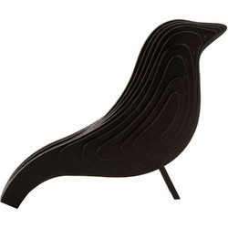 Διακοσμητικό Αγαλματίδιο Bird PT3917BK 9x16cm Black Present Time Mdf