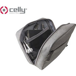 CELLY ΤΣΑΝΤΑΚΙ ΤΑΞΙΔΙΟΥ 14x17x4cm TRAVELBAGGR ΓΚΡΙ