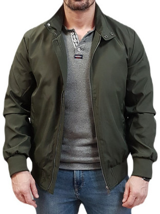 Splendid Ανδρικό Μπουφάν Bomber Αντιανεμικό Χακί 49-201-033