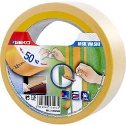 Geko Χαρτοταινία Κίτρινη 38mm x 50m 1τμχ 21000506