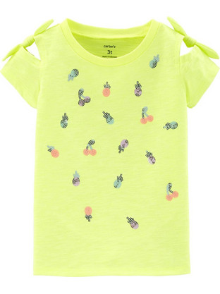 Carter's Παιδικό T-Shirt 253I178 Yellow