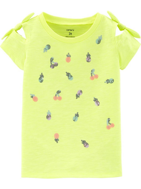 Carter's Παιδικό T-Shirt 253I178 Yellow