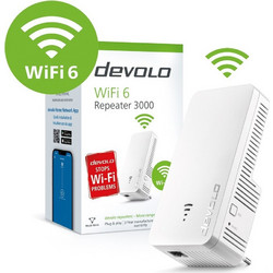 Devolo Wi-Fi 6 Repeater 3000 Mesh Wi-Fi Extender Dual Band (2.4 & 5GHz) 1000Mbps