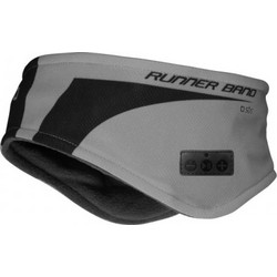 SBS SPORT RUNNER BAND WITH WIRELESS INTERGRATED EARSET grey