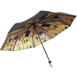 ΟΜΠΡΕΛΑ ΧΕΙΡΟΚΙΝΗΤΗ FRIDOLIN UMBRELLA FOLDING ΤΟ ΦΙΛΙ KLIMT ΜΑΥΡΟ FR-12472