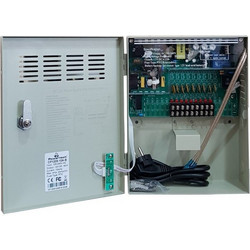 POWERTECH τροφοδοτικό CP1209-10A-B για CCTV-Alarm, DC12V 10A, 9 κανάλια
