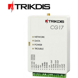 TRIKDIS CG17 (2G) Mini Πίνακας Συναγερμού με ενσωματωμένη Συσκευή επικοινωνίας GPRS