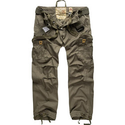 Surplus Ανδρικό Παντελόνι Cargo Joggers Ελαστικό Κανονική Εφαρμογή Χακί 05-3597-01