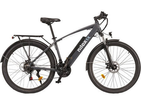 Nilox Doc X7 Plus Ηλεκτρικό Ποδήλατο Trekking 27.5" 250W με 21 Ταχύτητες και Δισκόφρενα Μαύρο