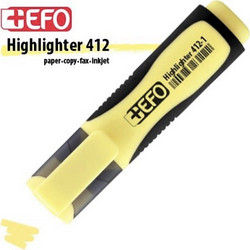 Μαρκαδόρος Υπογραμμιστής +Efo 412-1 Pastel Κίτρινο