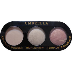 Umbrella 3in1 Compact Terracotta 02 Bronzer & Highlighter Powder