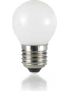 Ideal Lux Λάμπα E27 Sfera 4W 3000K CRI80 Bianco 4W Λευκό