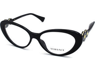 Versace VE3331U GB1 Γυναικείος Σκελετός Γυαλιών Οράσεως Κοκάλινος Μαύρος